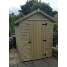 8ft x 6ft Tanalised Apex Garden Shed Range